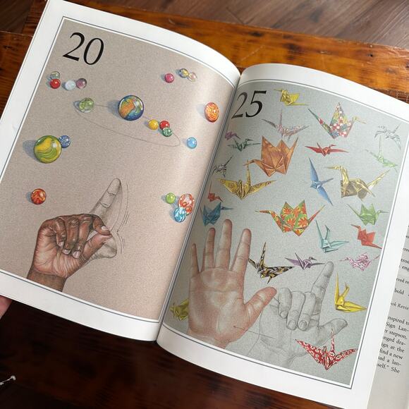 Vintage '98 The Handmade Counting Book ASL American Sign Language Hardcover Book - Picture 8 of 12
